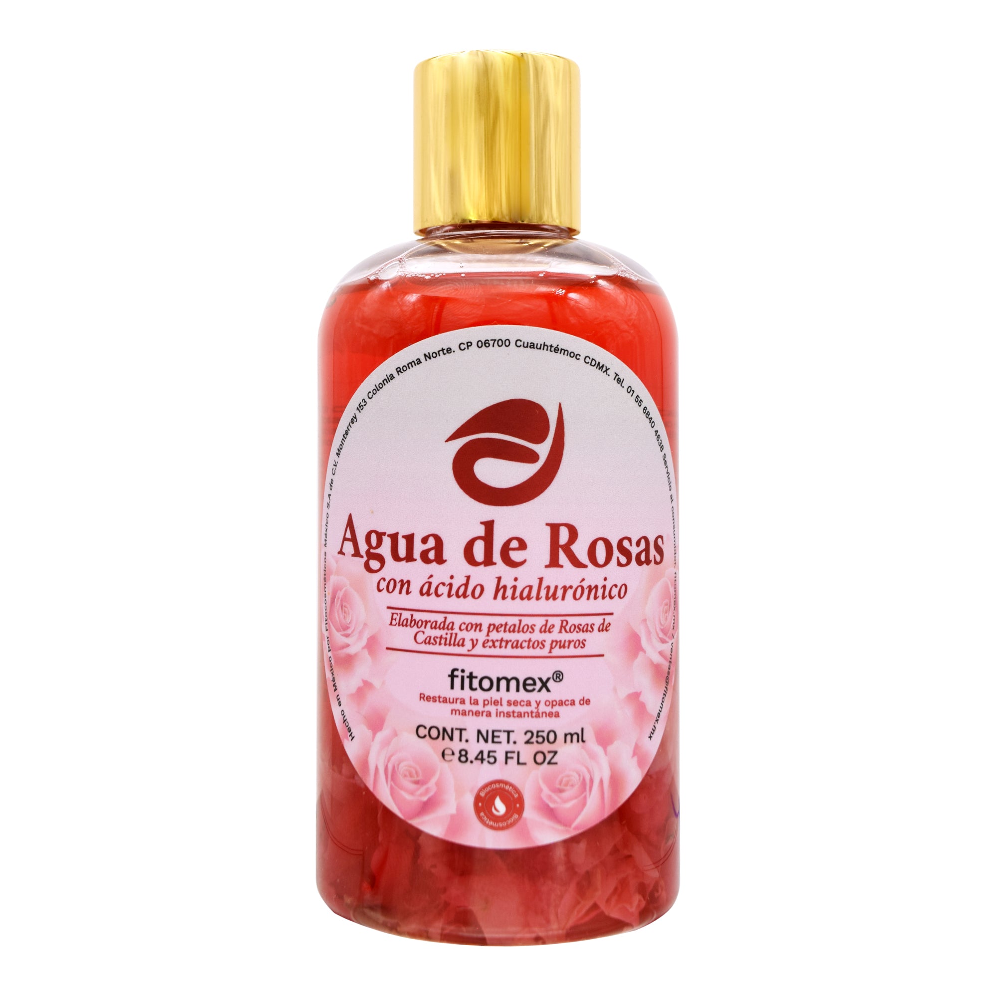 Agua De Rosas Con Acido Hialuronico 250 Ml