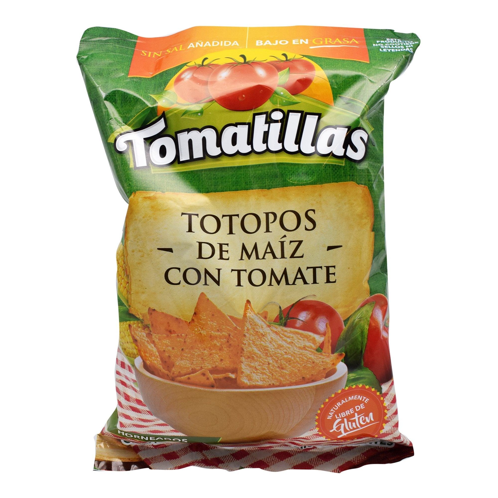 Totopos De Maiz Con Tomate 180 G