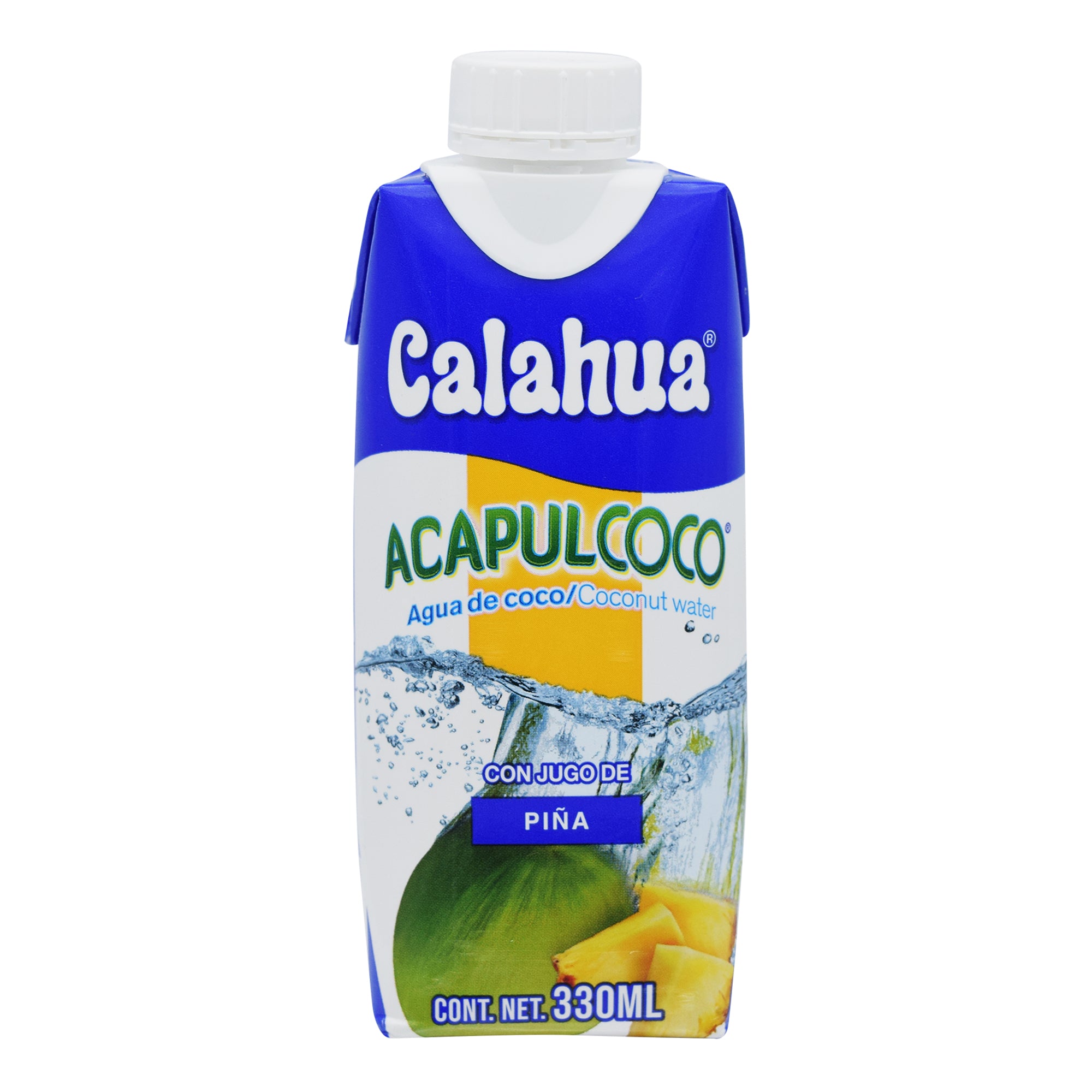 Agua de coco piña 330 ml