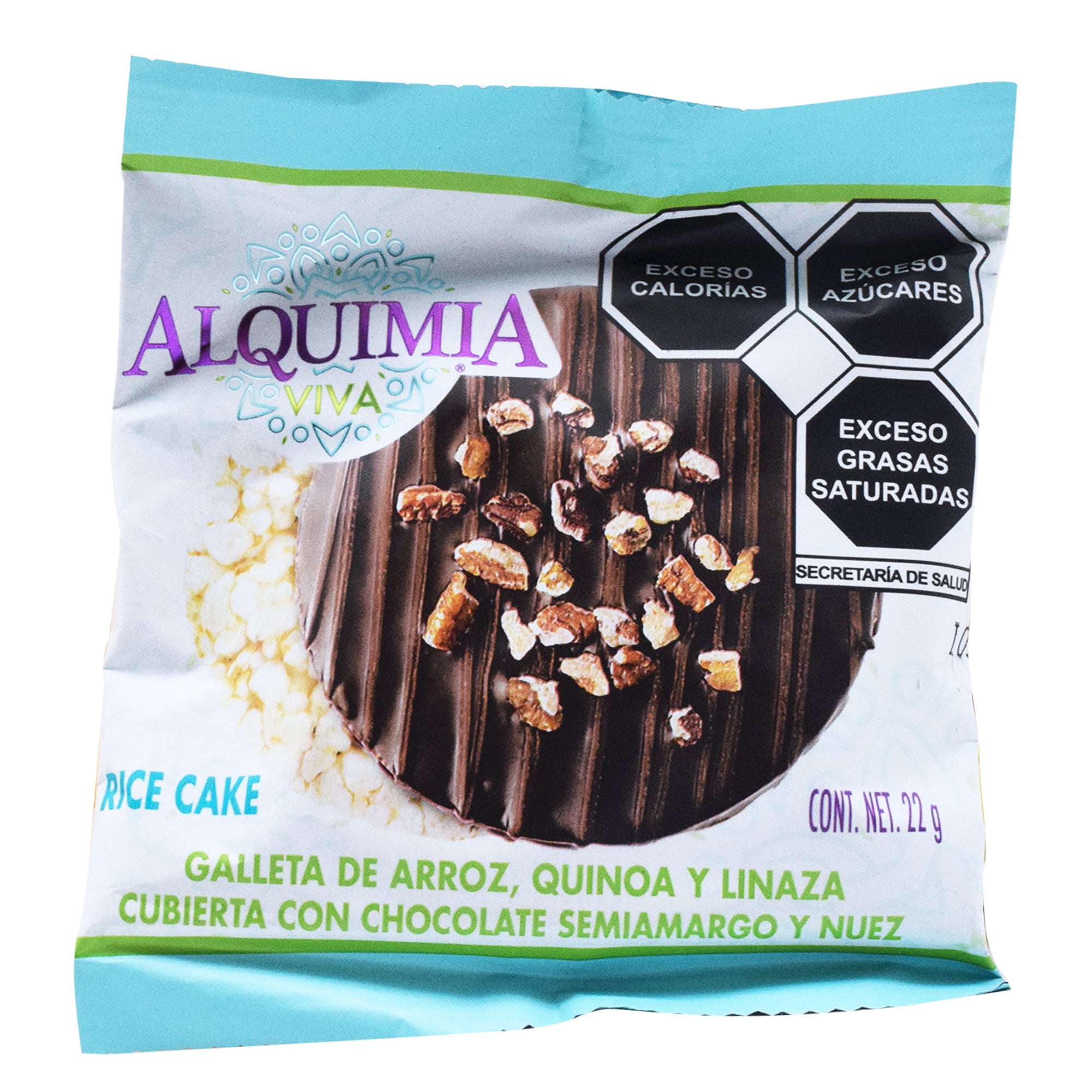 Galleta De Arroz Quinoa Nuez 22 G (Paquete 6)
