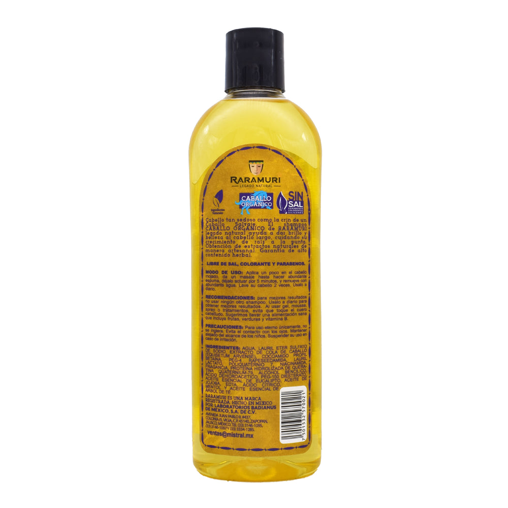 Shampoo Caballo Organico 400 Ml