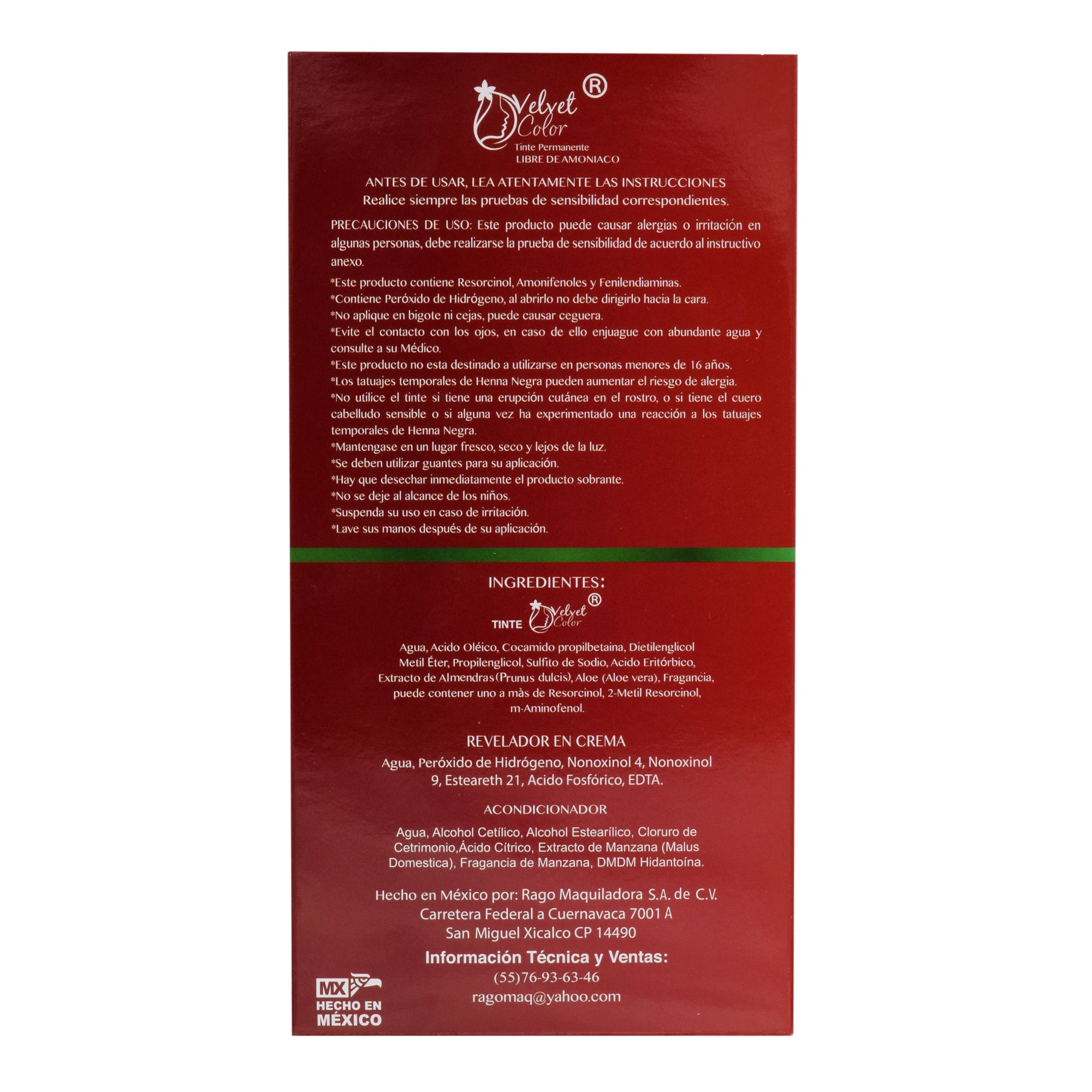 Tinte Rojo Purpura 150 Ml