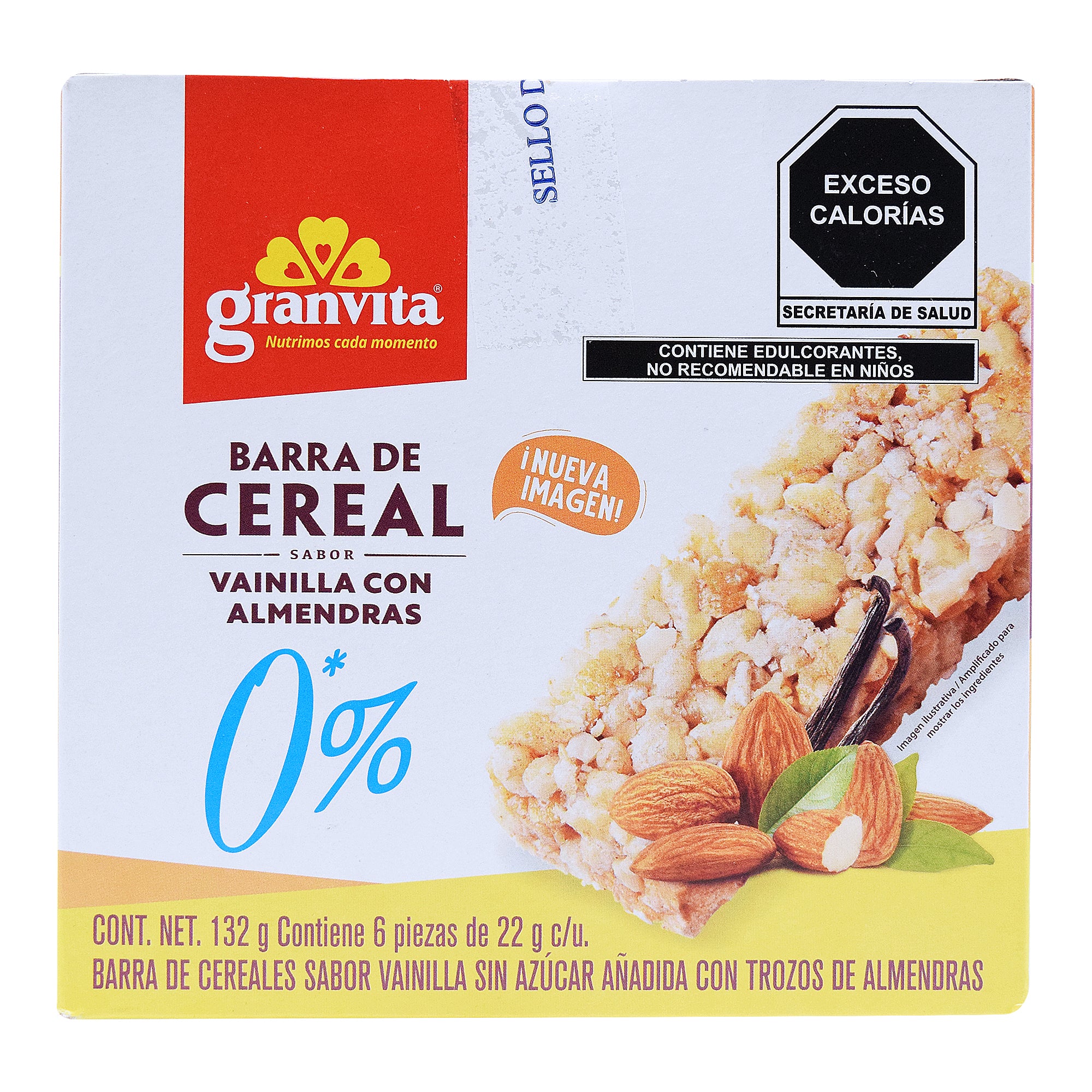 Barra De Cereal Sab Vainilla 22 G (Paquete 6)