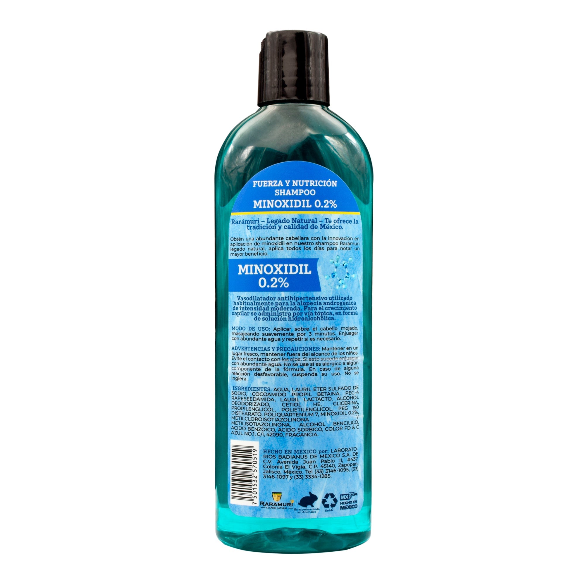 Shampoo minoxidil 400 ml