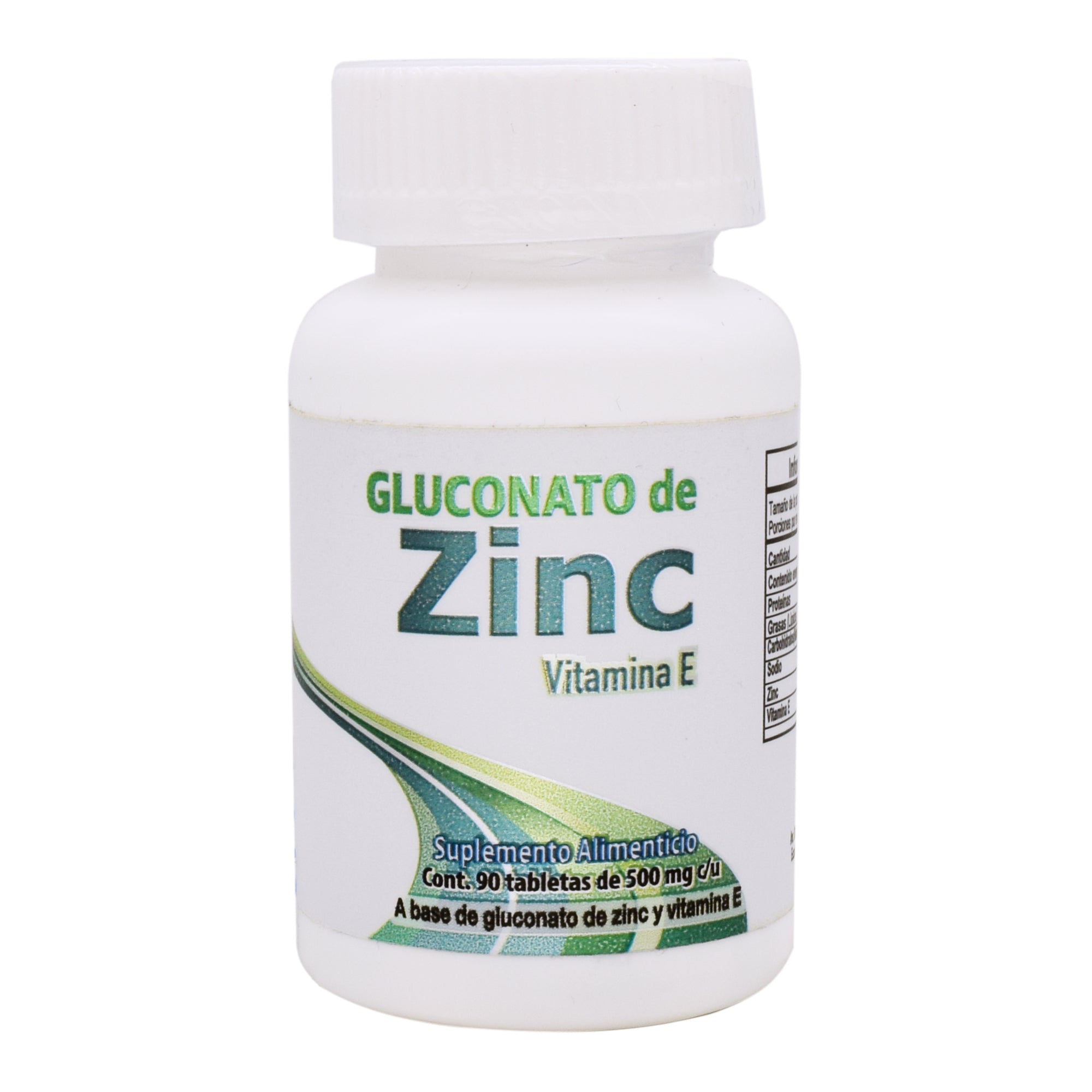 Zinc gluconato 500 mg 90 tab