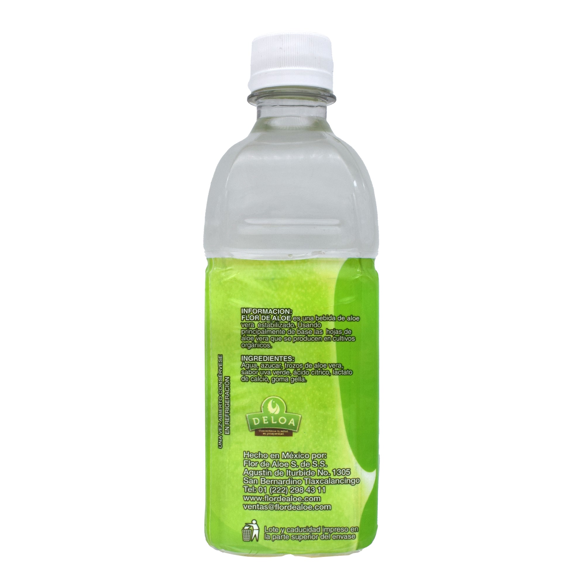 Bebida Con Trozos De Sabila Sab Uva Verde 500 Ml