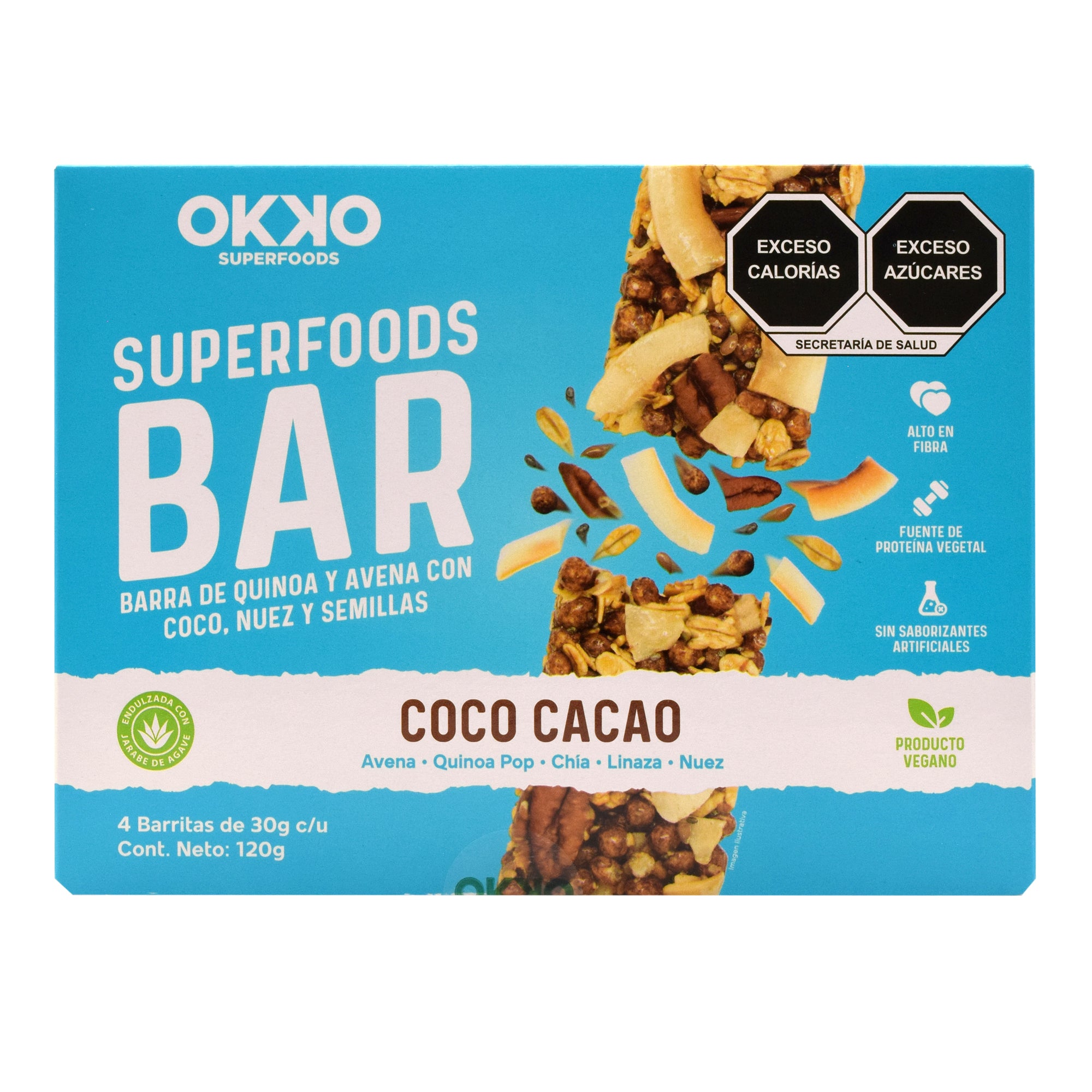 Barra De Coco Y Cacao 40 G (Paquete 4)