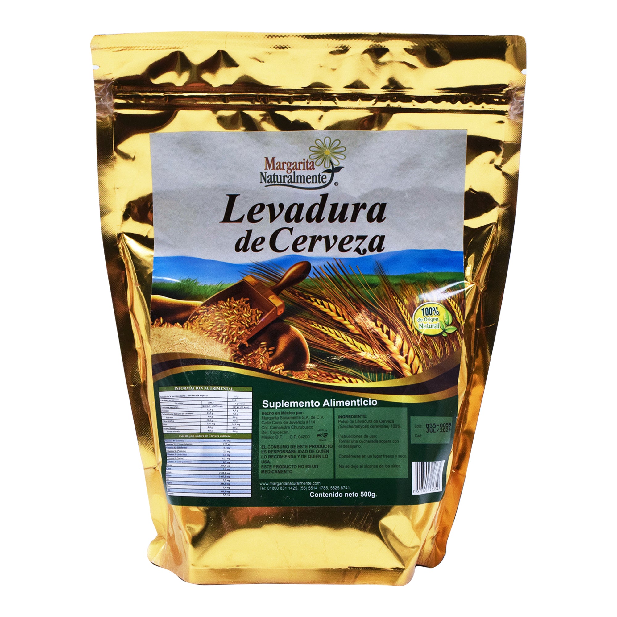 LEVADURA DE CERVEZA 500 G