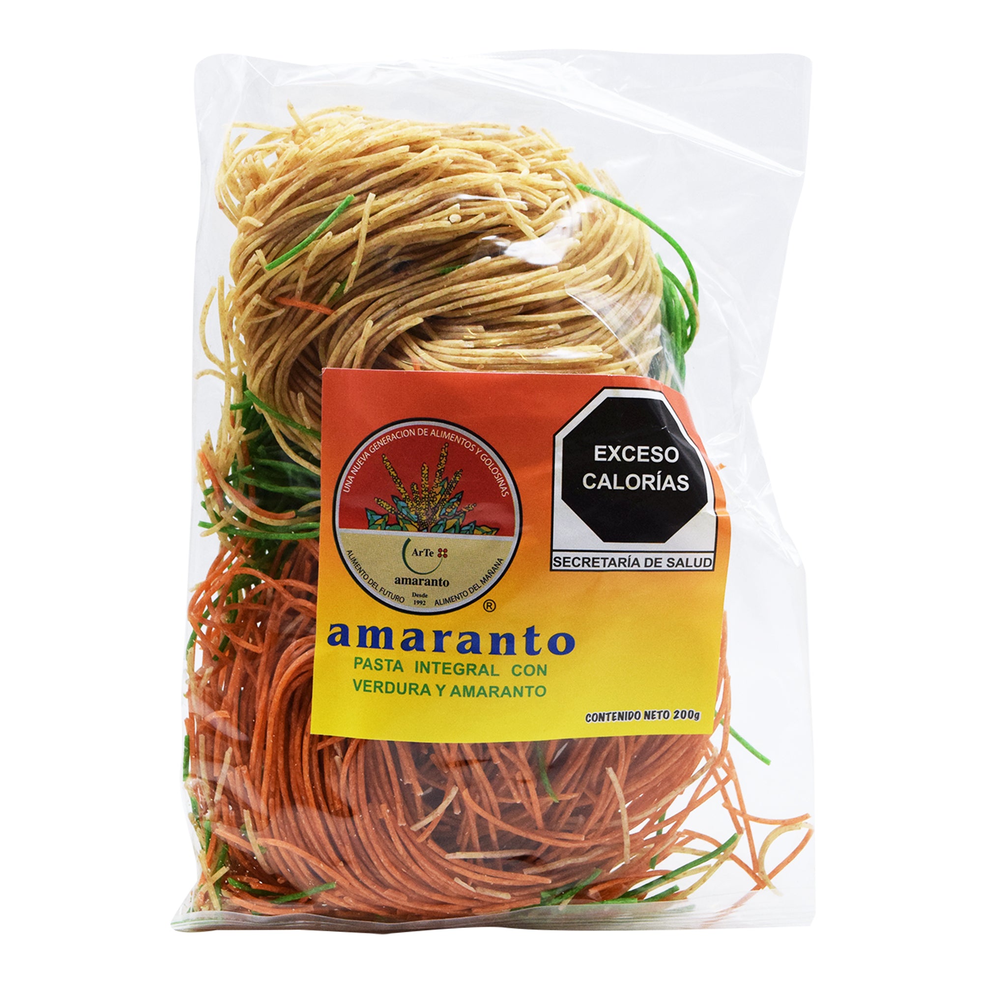 Pasta Integral Con Verdura Y Amaranto Fideo 200 G