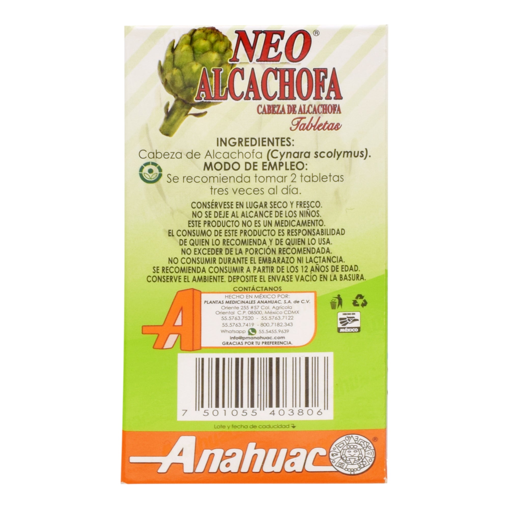 Neo Alcachofa 120 Tab