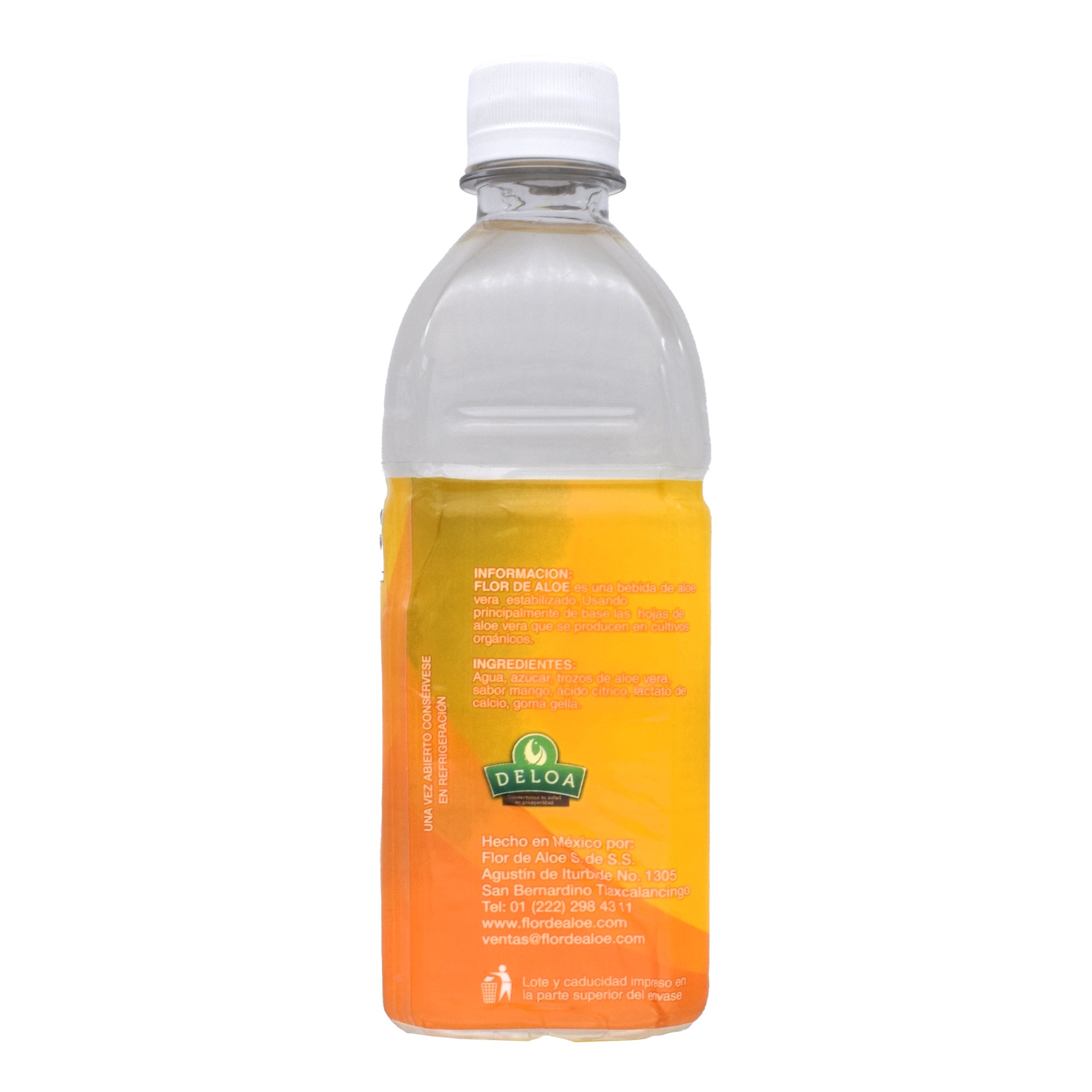 Bebida Con Trozos De Sabila Sab Mango 500 Ml