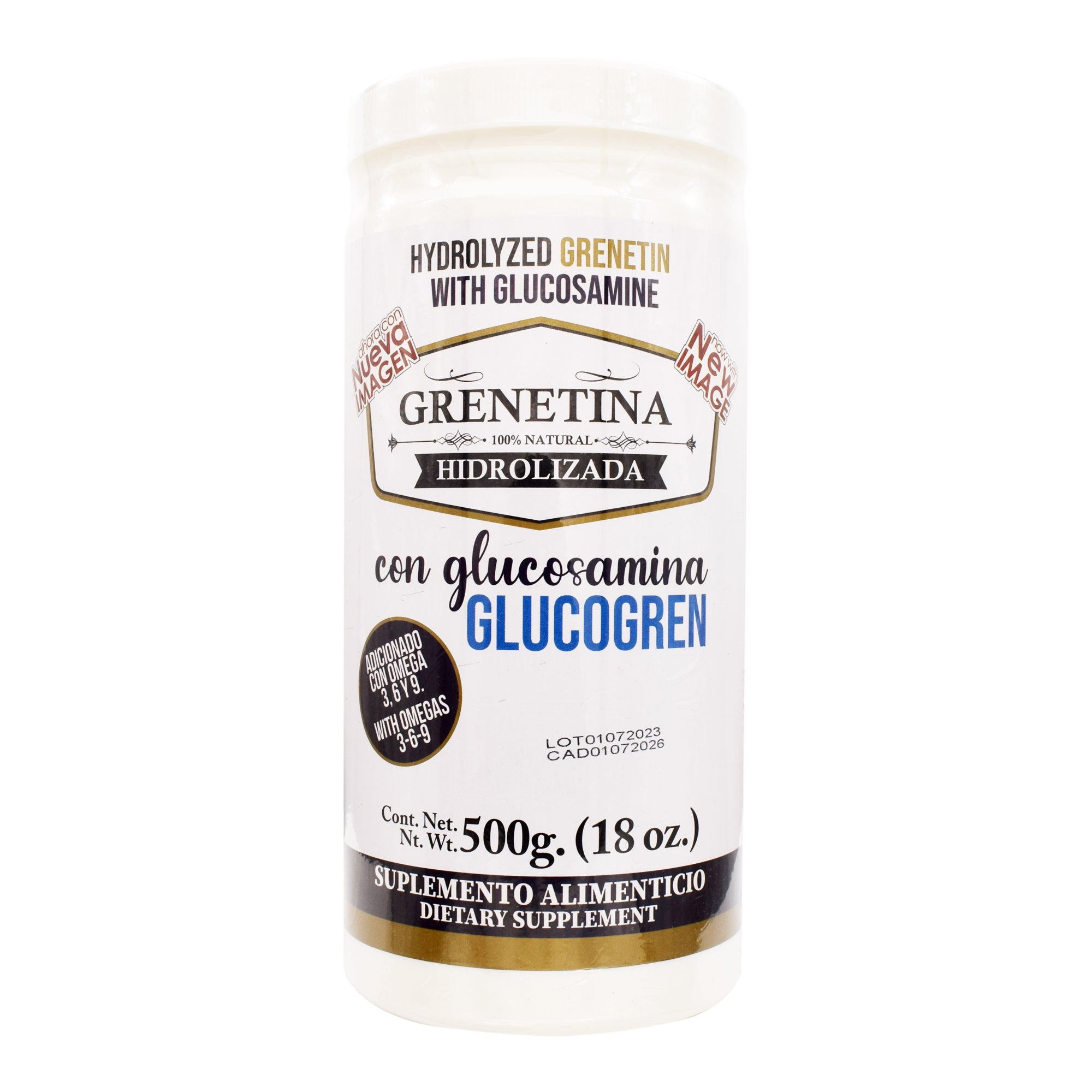 Grenetina Con Glucosamina 500 G