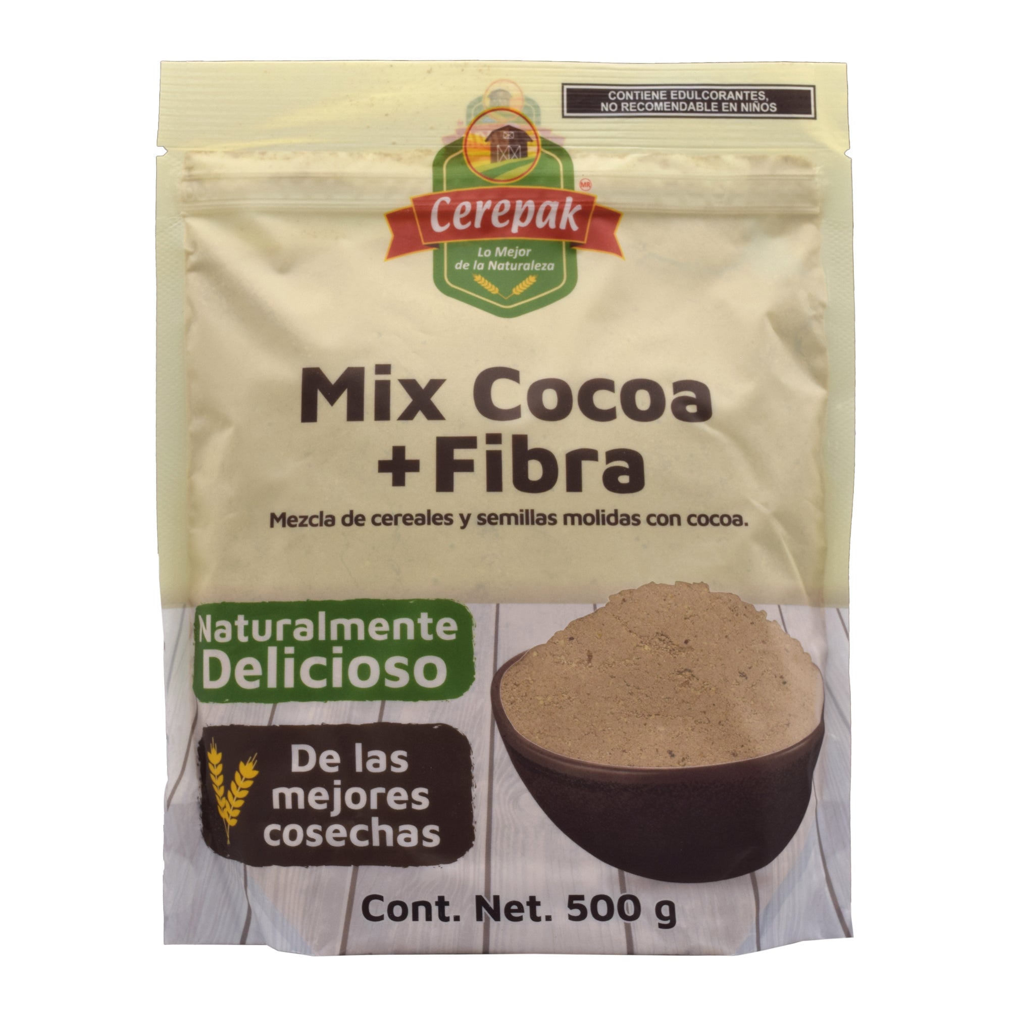 Mix Cocoa Mas Fibra 500 G