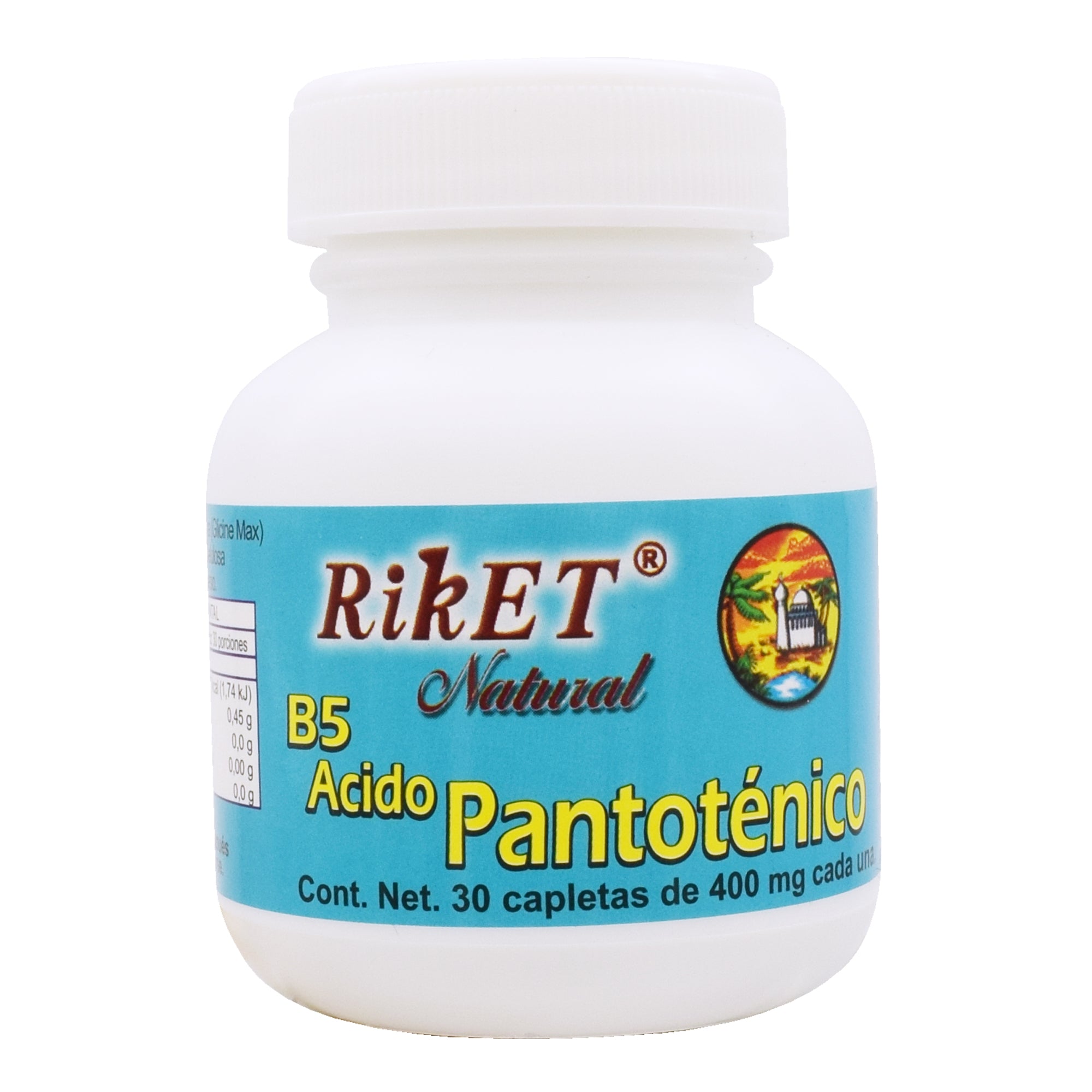 Vitamina b5 pantotenico 400 mg 30 cap
