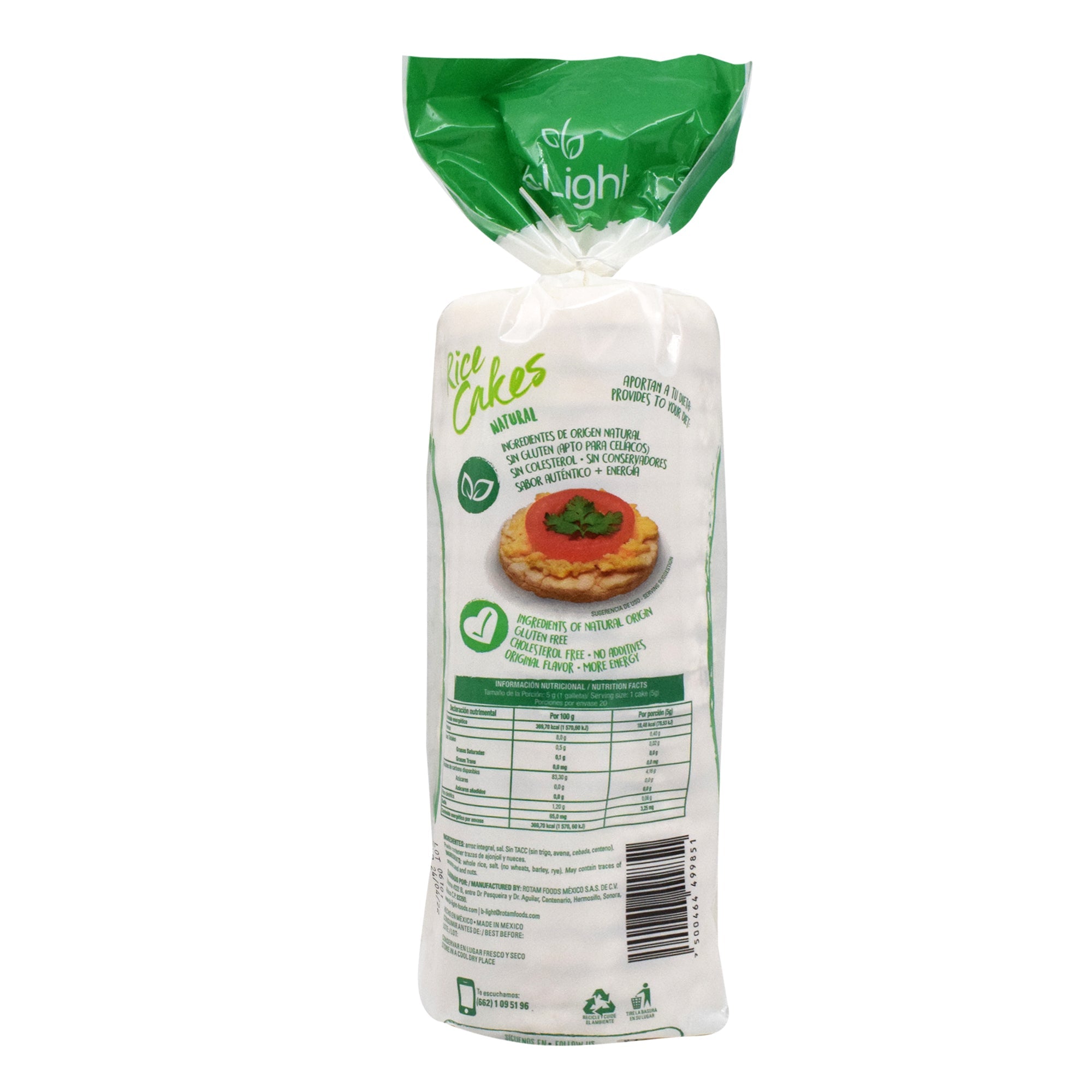 Galleta de arroz sab natural 100 g